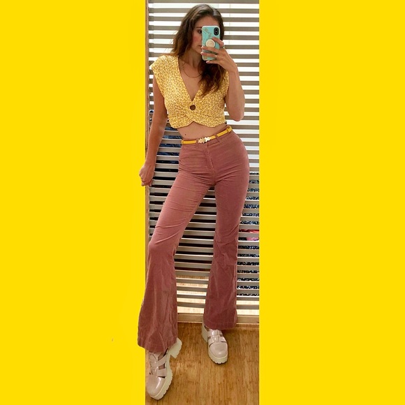Free People Yellow Crop Top - Picture 2 of 5
